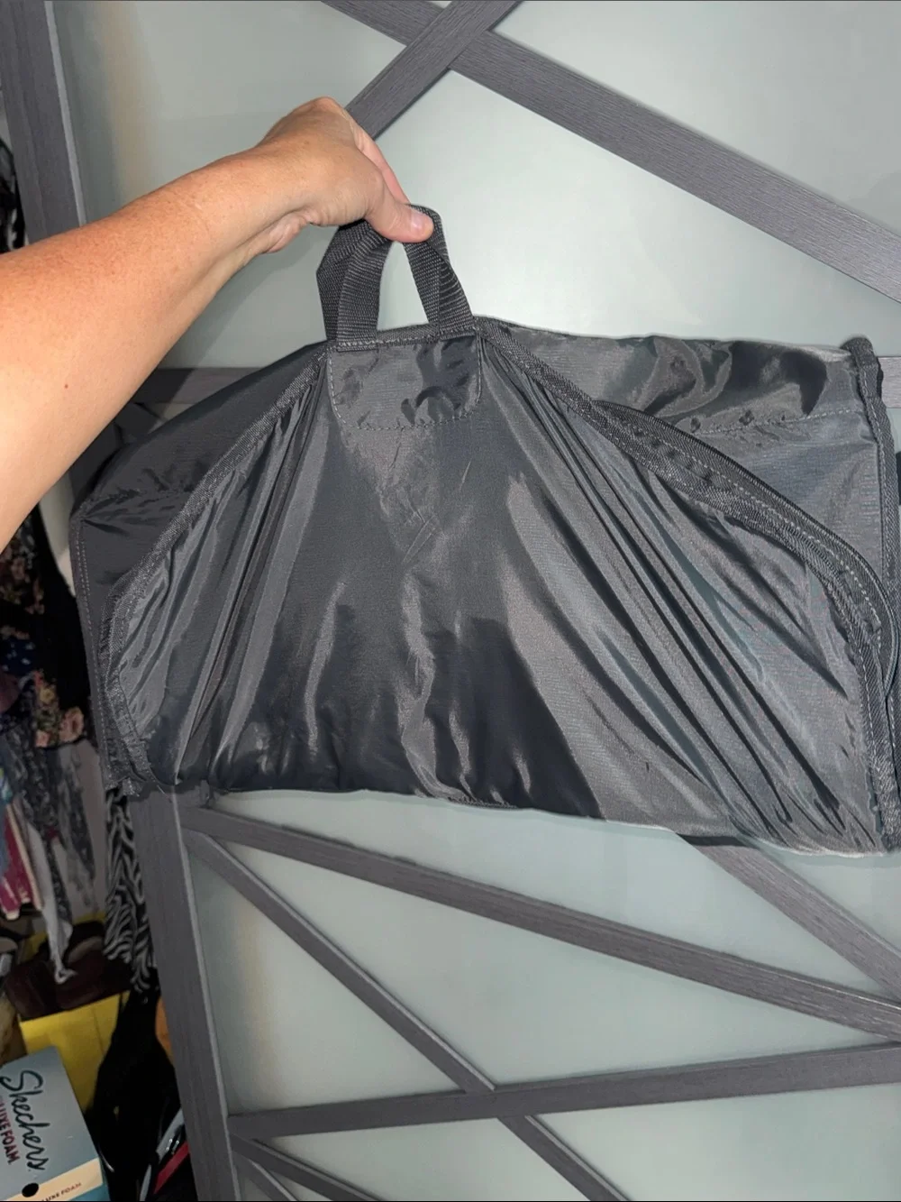 Black Men’s Garment Bag - Lightweight Travel Organizer